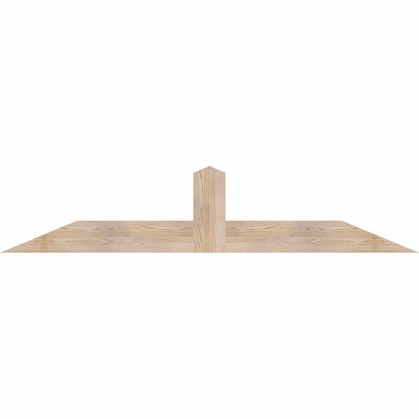 Ekena Millwork Portland Smooth Timber Gable Bracket, Douglas Fir, 72"W x 15"H x 1 1/2"D x 5 1/2"F, 5/12 Pitch GBW072X15X0206POR00SDF - main
